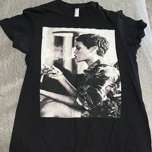 American Apparel Black Graphic Tee